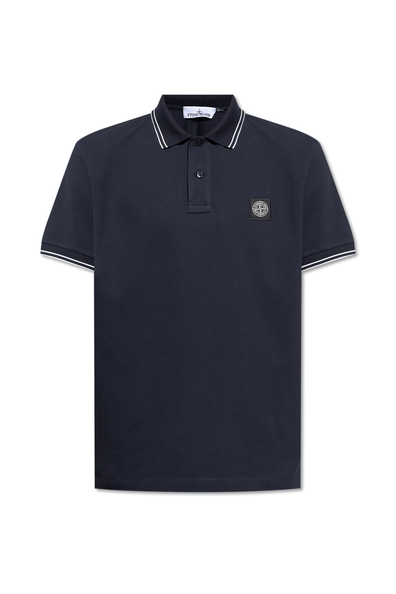 Navy blue Cotton polo Stone Island - Vitkac Canada